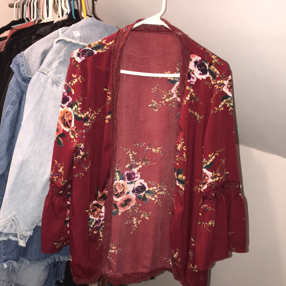 Cardigan, floral